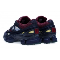 Кроссовки Adidas by Raf Simons Ozweego 2 синие с бордовым